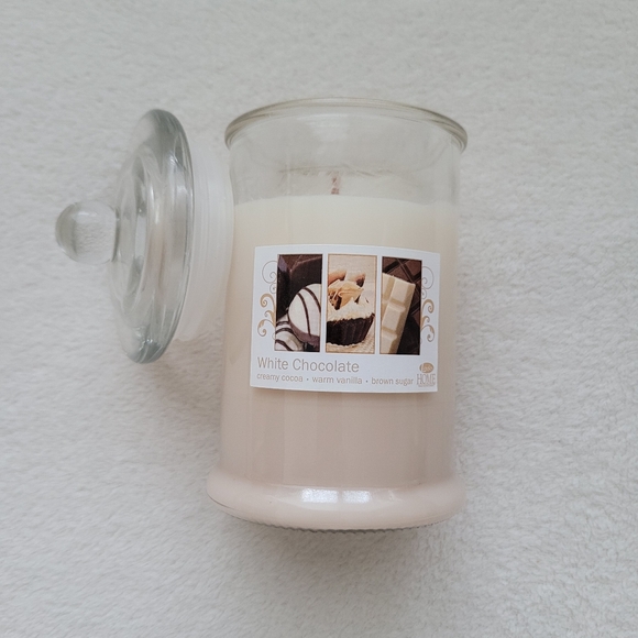 White Chocolate Scented Candle NEW Glass Covered Jar | Made in USA - Picture 12 of 12